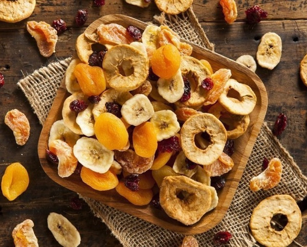 Frutas deshidratadas: un snack dulce y saludable