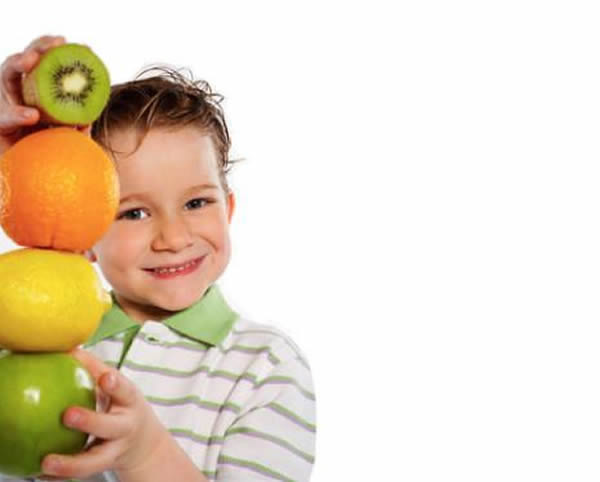 Frutas frescas como colación!