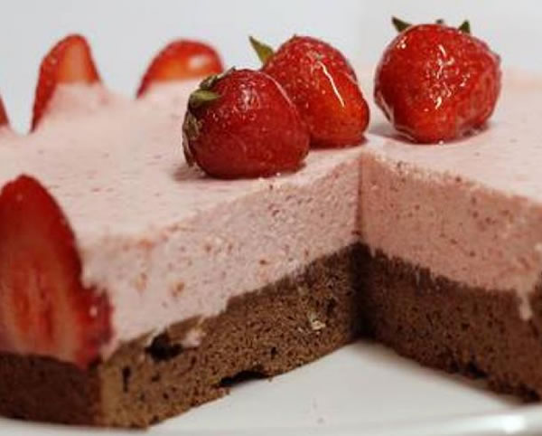 Torta de Mousse de Frutillas