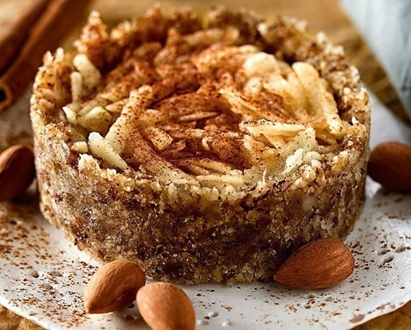 Torta fácil de manzana y almendras