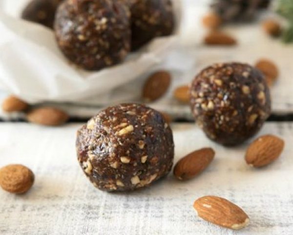 Bombones con frutos secos